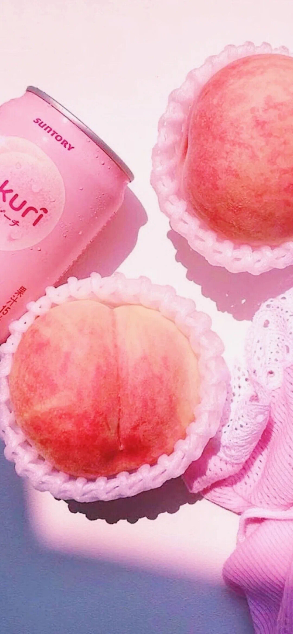 粉色壁纸。桃子壁纸。