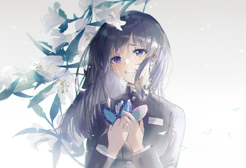 #鬼灭之刃# 哭泣的香奈乎 画师：麻木仁