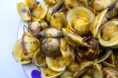 炒蛤蜊 蛤蜊 炒 炒菜 美食 食物 烹调 烹饪 容器 盘子 瓷盘 异形盘 白色瓷盘 圆盘子 静物 食品 中国 新鲜 特写 海鲜 贝壳 饮食 美味 形状 白色背景 摄影 亚洲 健康食物 海产 甲壳动物 有机食品 食物状态 营养 饮食文…