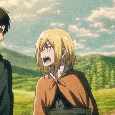 艾伦·耶格尔 / 艾伦·叶卡 (エレン･イェーガー Eren Jäger）##
赫里斯塔·兰斯/ 克里斯塔·连兹 (クリスタ·レンズ Christa Lenz)
本名：希斯特莉亚·雷伊斯 (Historia Reiss