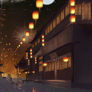 万家灯火 花灯 古风 意境 唯美 - 高清图片,堆糖,美图壁纸兴趣社区