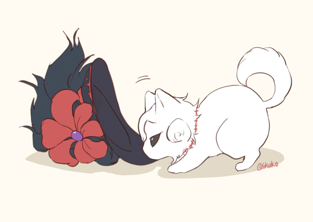 第五人格 猫咪 红蝶 红夫人 推特 画师 6_