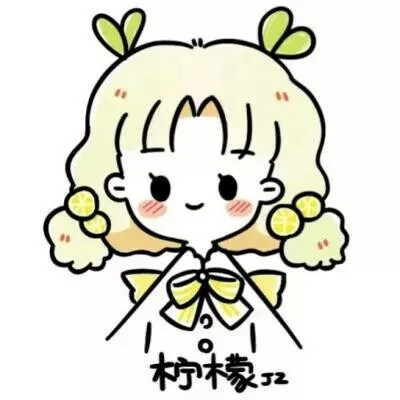 水果变成Q版女孩简笔画