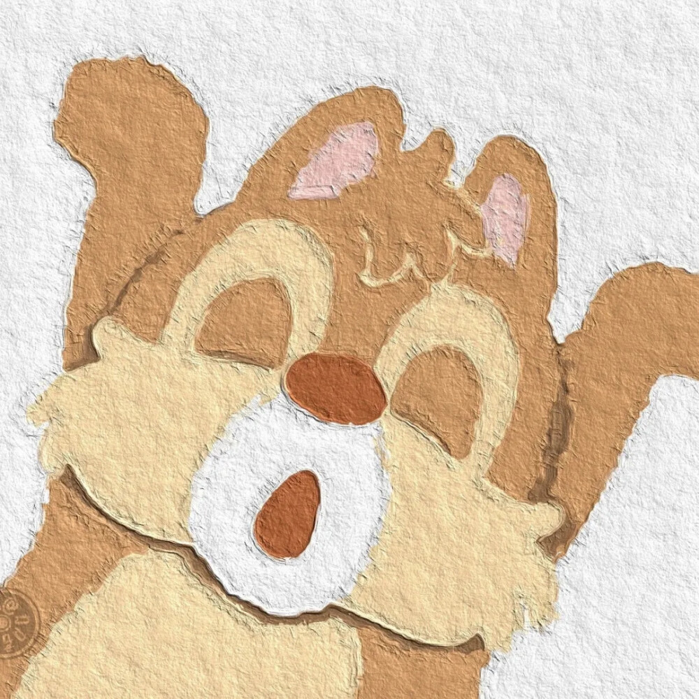 迪士尼油画动漫头像二次元可爱q版cr力力君