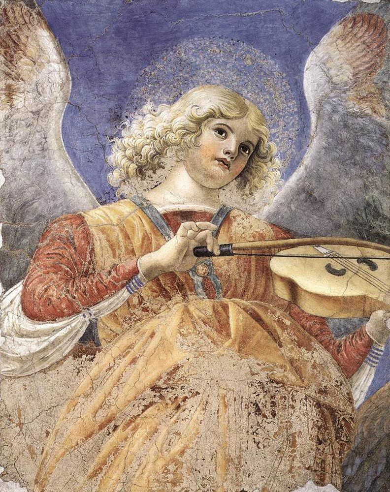 [cp]Melozzo da Forlì/梅洛佐·达·弗利 1438年-1494年
【单图赏析/壁画】
Musician Angel/音乐天使 1480年
- ​​​[/cp]