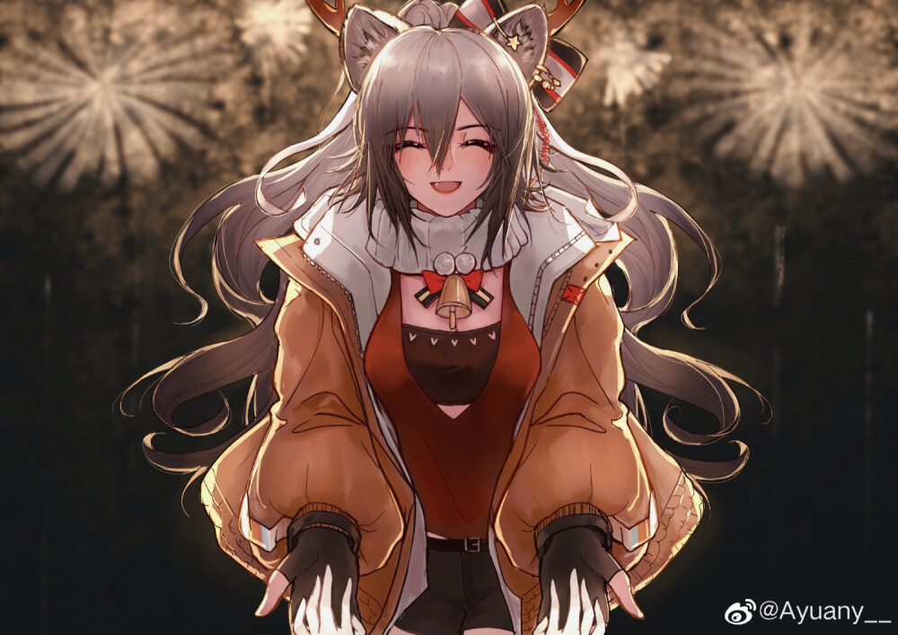 明日方舟-黑
来源：微博
画师：Ayuany_