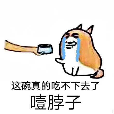 这碗真的吃不下去了噎脖了