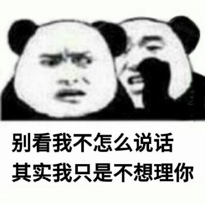 @胡图图s别看我不怎么说话其实我只是不想理你