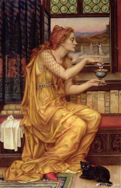 英国拉斐尔前派画家Evelyn De Morgan（1855-1919）以神话、圣经或文学主题展示女性角色地位，富含生死、战争的精神象征意义。 ​​​