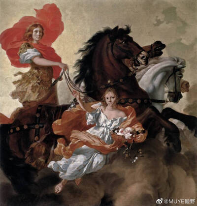 荷兰黄金时代画家、批评家Gérard de Lairesse（1640-1711）的画，他认为艺术应该描绘生活最美好最高雅的一面，人物肖像也应该尽量美化模特，让他在画中更接近理想中的形象。然而画家本人是先天性梅毒患者，鼻子是典…