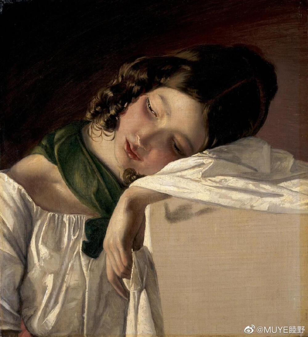 Friedrich von Amerling（1803-1887）被认为是奥地利最优秀的肖像画家，他早年曾游走过很多国家，了解不同地区的风俗和文化，1835年回到奥地利开始了他的宫廷画师生涯。 ​​​