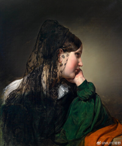 Friedrich von Amerling（1803-1887）被认为是奥地利最优秀的肖像画家，他早年曾游走过很多国家，了解不同地区的风俗和文化，1835年回到奥地利开始了他的宫廷画师生涯。 ​​​