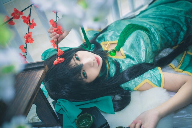 王者荣耀 孙尚香真人旗袍cosplay