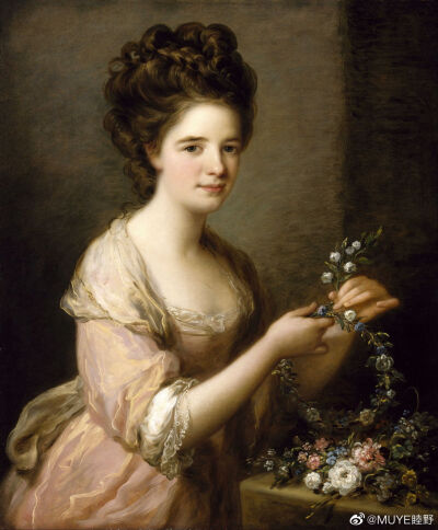 瑞士新古典主义画家Angelica Kauffmann（1741-1807）一生主要在伦敦和罗马两地工作