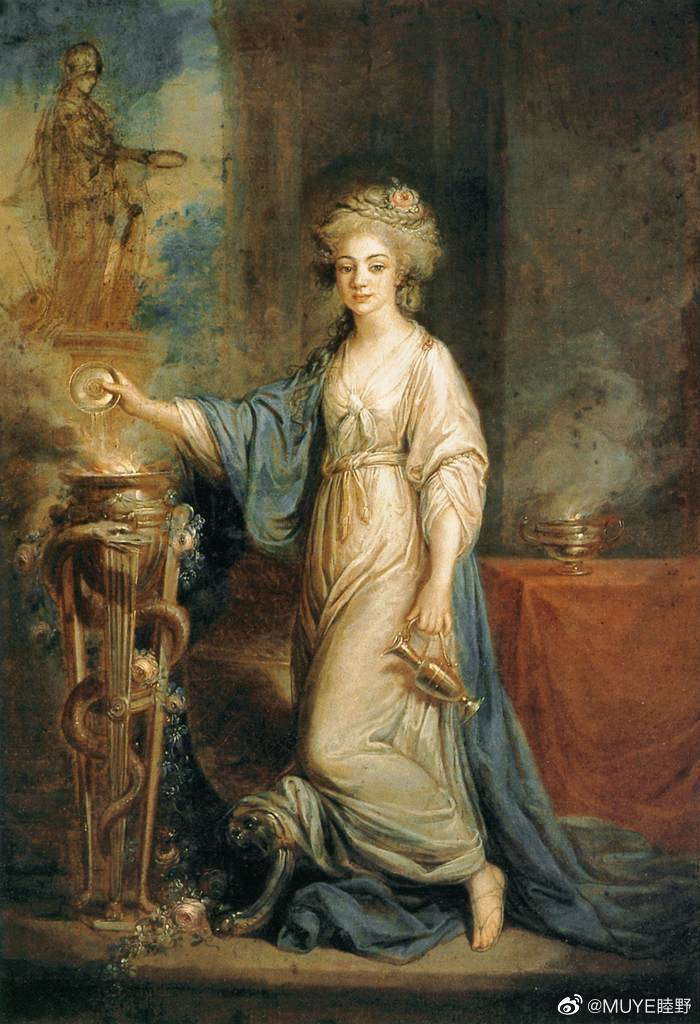 瑞士新古典主义画家Angelica Kauffmann（1741-1807）一生主要在伦敦和罗马两地工作