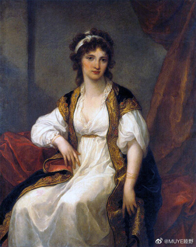 瑞士新古典主义画家Angelica Kauffmann（1741-1807）一生主要在伦敦和罗马两地工作