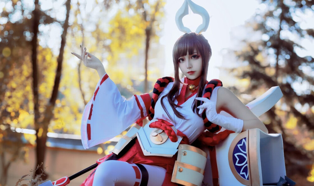 伽罗cn:花椰菜18岁 王者荣耀cosplay 伽罗