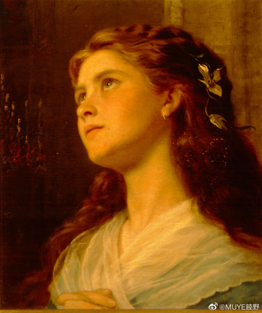 Sophie Anderson（1823-1903）是一位出生于法国的英国画家，其作品主要描绘以农村为背景的妇女儿童风俗画。 ​​​