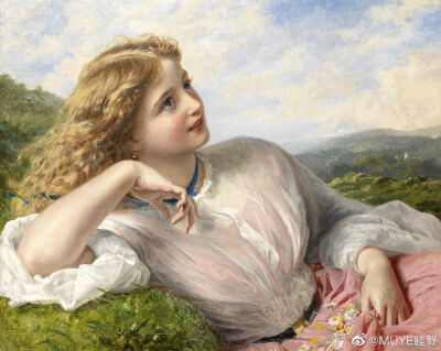 Sophie Anderson（1823-1903）是一位出生于法国的英国画家，其作品主要描绘以农村为背景的妇女儿童风俗画。 ​​​