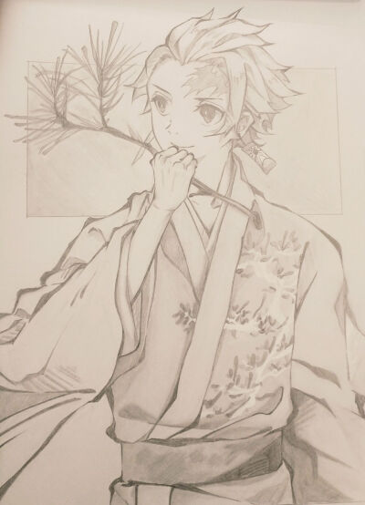 第一次马克笔上色。。。
鬼灭之刃的是动漫社的作业
除了蒙眼那张其他均为临摹