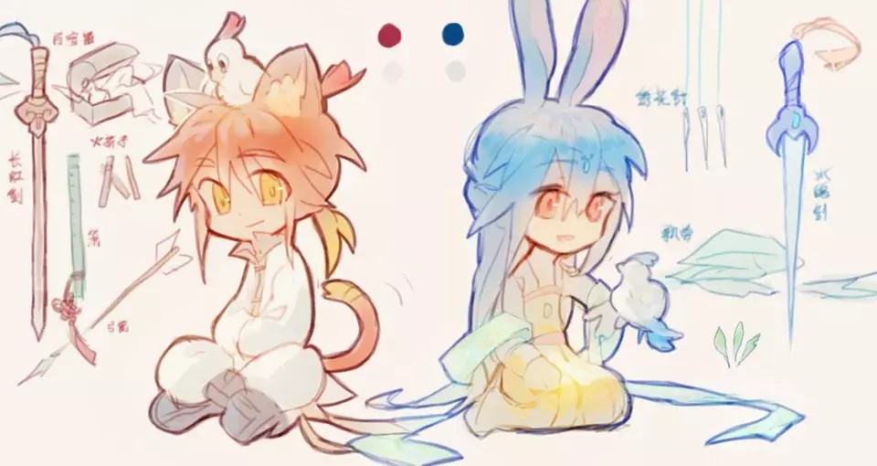 虹猫蓝兔拟人版