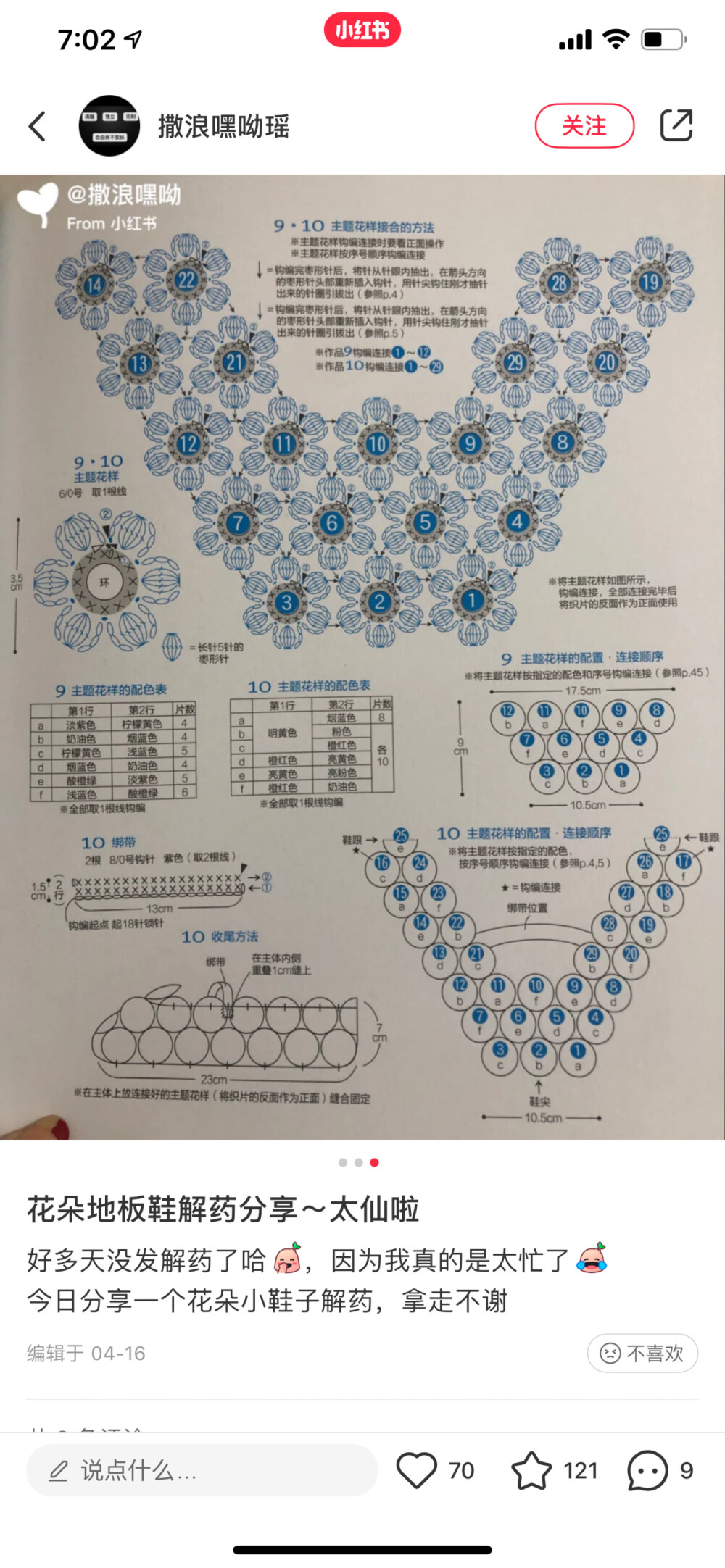 家居鞋編織圖解