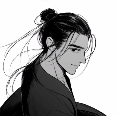 最美不过夕阳红，与你相遇不易，关注每天更新古风动漫男