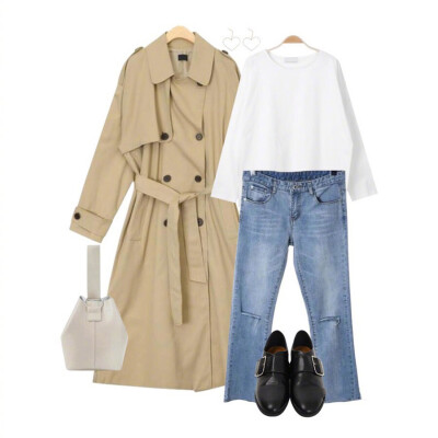 多风格的风衣穿搭，很适合逐渐降温的天气。 