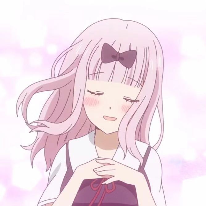 动漫头像 辉夜大小姐想让我告白～天才们的恋爱头脑战～藤原千花