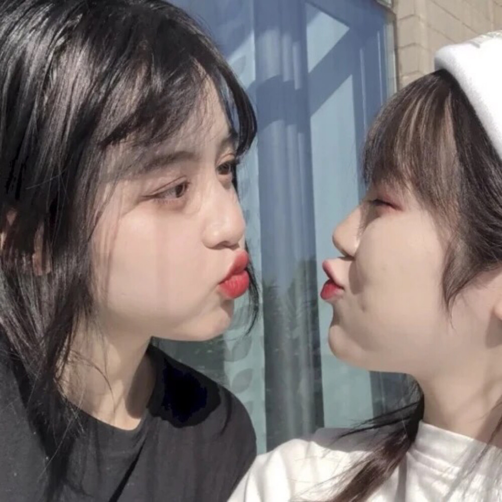 闺蜜两人头像，收藏！