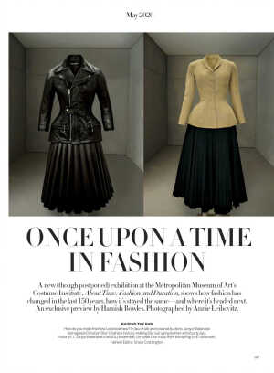 US Vogue May 2020 美国版《Vogue》五月刊
Met Gala专题时装片 “Once Upon A Time In Fashion”
造型：Grace Coddington
摄影：Annie Leibovitz
[weibo@小象王国]