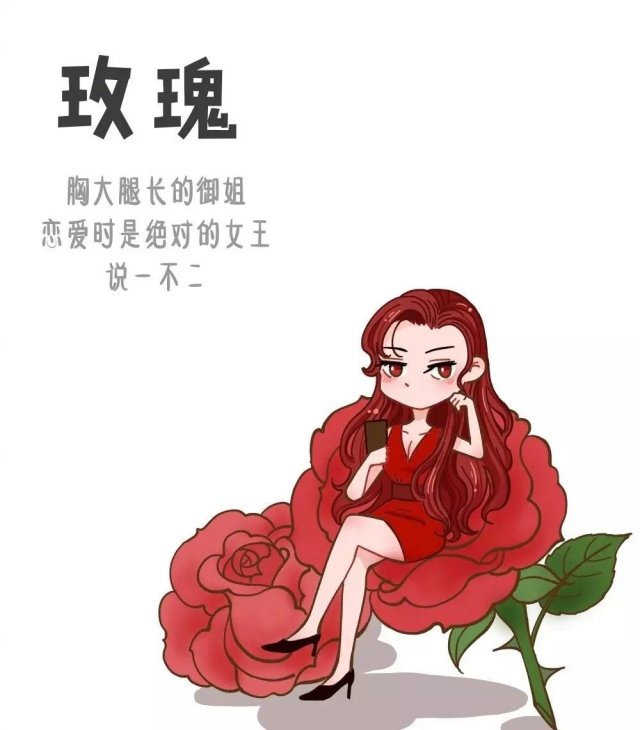 花朵拟人化