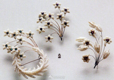 维多利亚 晚期 米珠古董珠宝