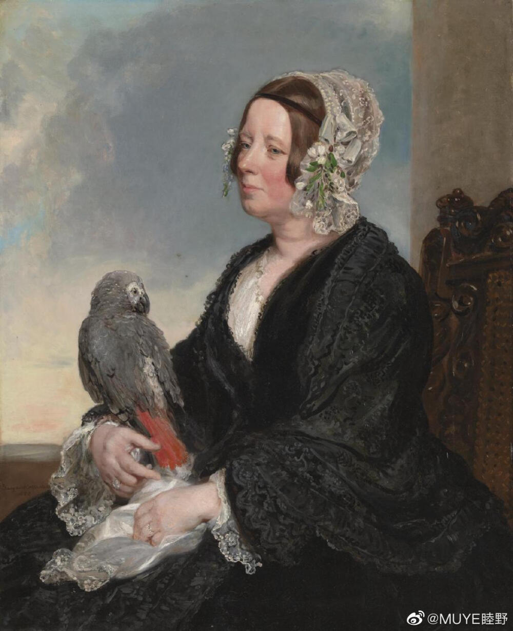 英国画家Margaret Sarah Carpenter（1793-1872）的肖像画继承了托马斯·劳伦斯的传统，但更富于幻想，更有女人味，尤其是在她的儿童肖像画中，她于1814年去了伦敦，很快就成为一名广受欢迎的肖像画家，还是小说家狄更斯的朋友。 