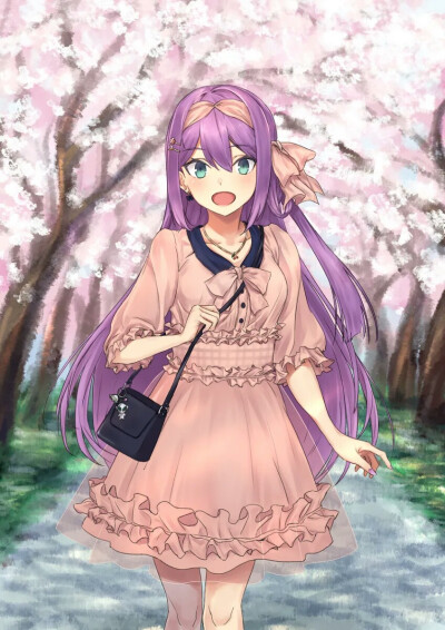 樱花树下