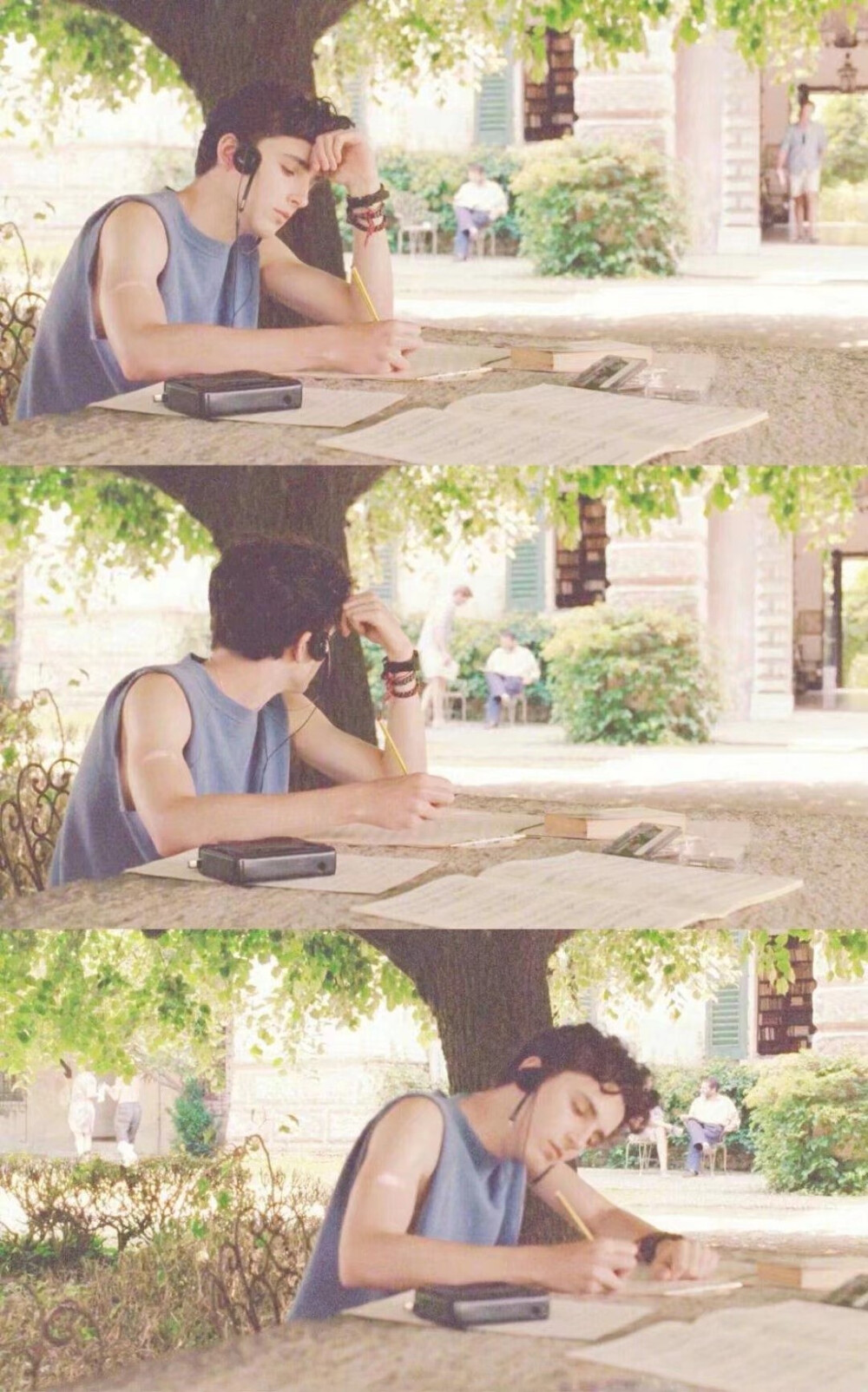 “馋奶茶嘛？”
“不，我只馋甜茶。”