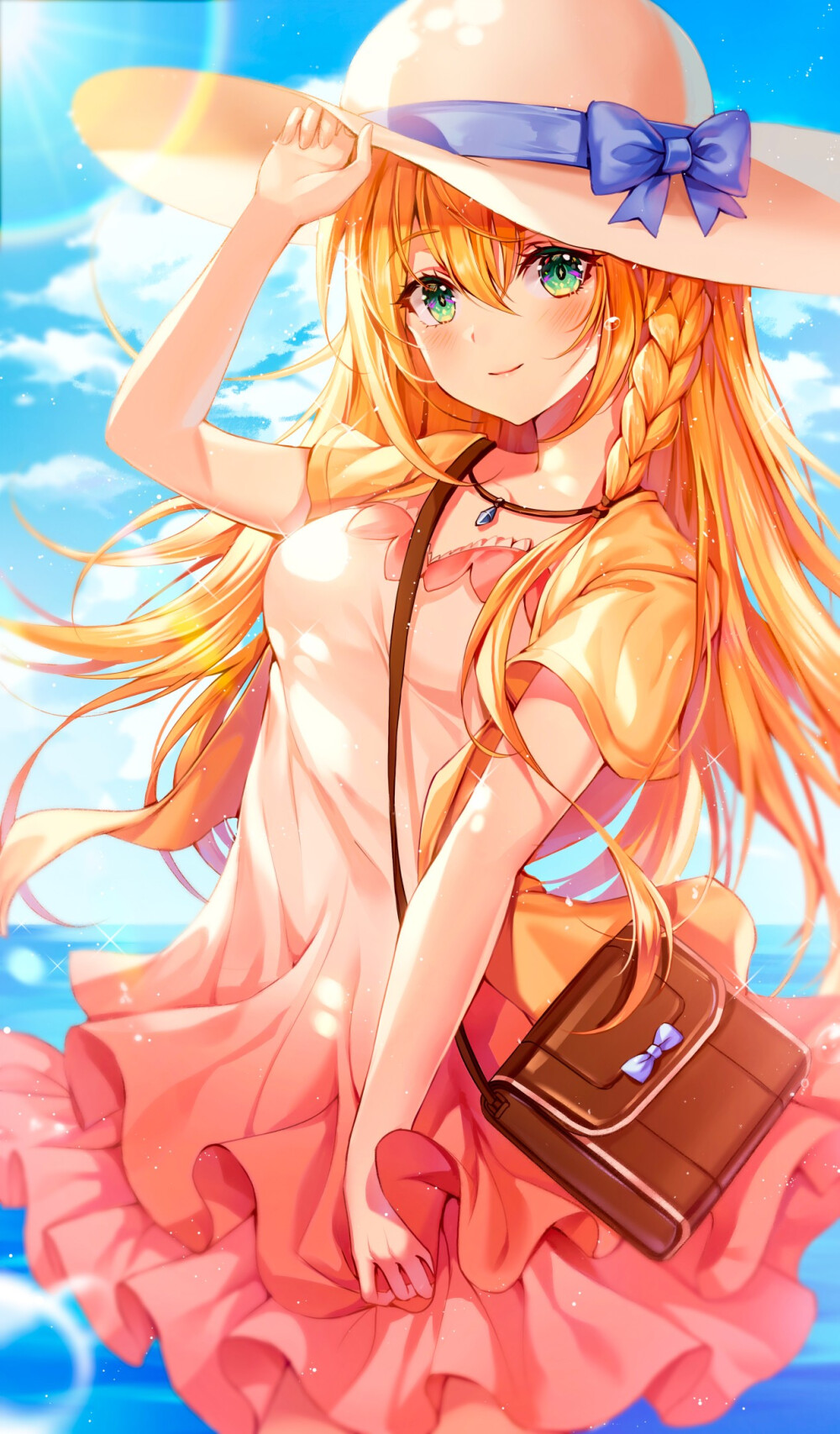 动漫极致光影背景图片手机壁纸