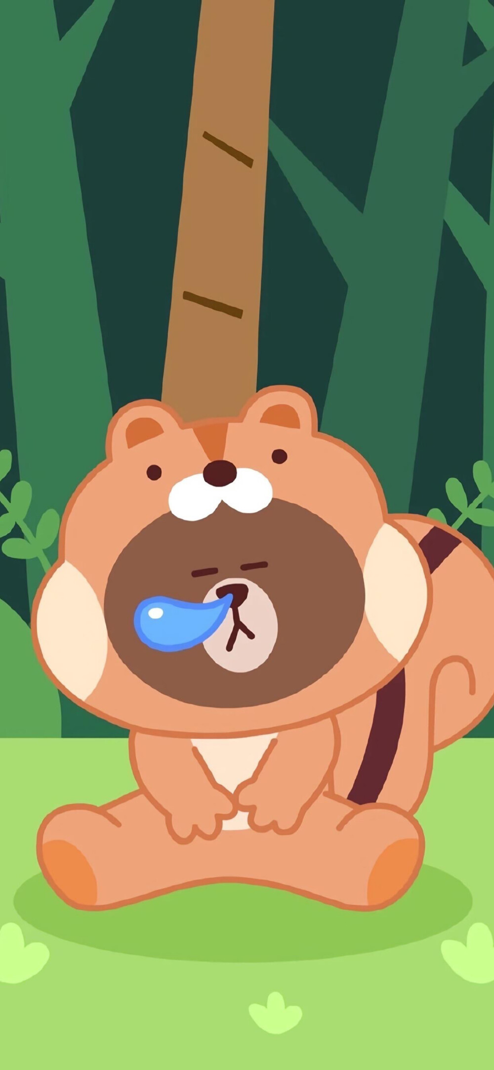 布朗熊可妮兔、Line