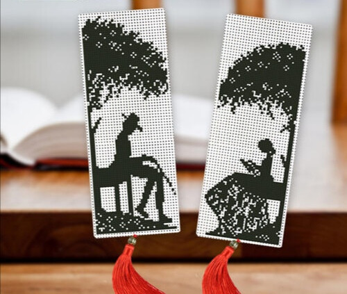 十字绣图纸61书签