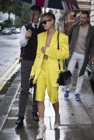 hailey bieber in tony bianco