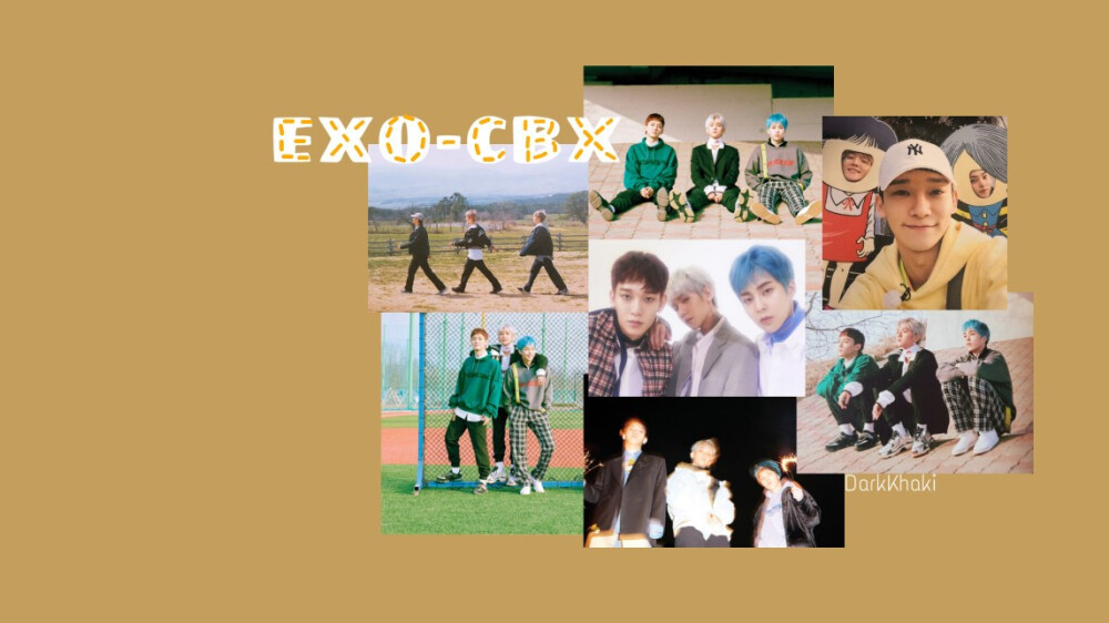 自制电脑壁纸|EXO|EXO-CBX|CHEN BAEKHYUN XIUMIN
第一弹