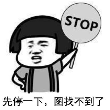 STOP 先停一下，图找不到了