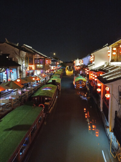 山塘街的夜景