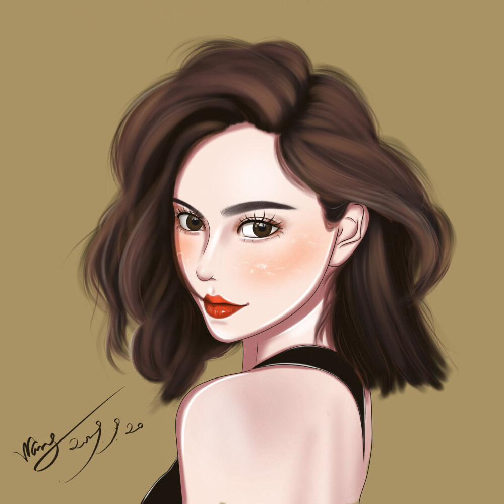 ipadpro头像手绘插画作品