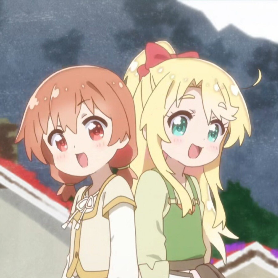 动漫闺蜜头像可爱风番名天使降临到我身边