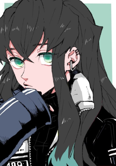 时透无一郎与嘴平伊之助。
