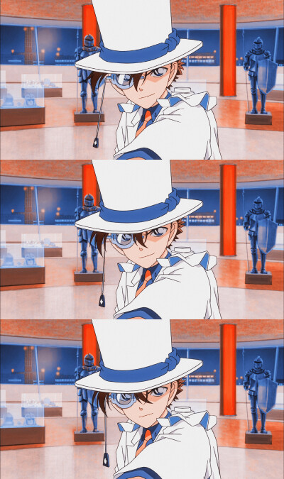 名侦探柯南｜工藤新一｜怪盗基德
#快新#侦探与怪盗的宿命#
cr：@SK蓝柑碎冰
禁止二改商用，转载请标明出处！