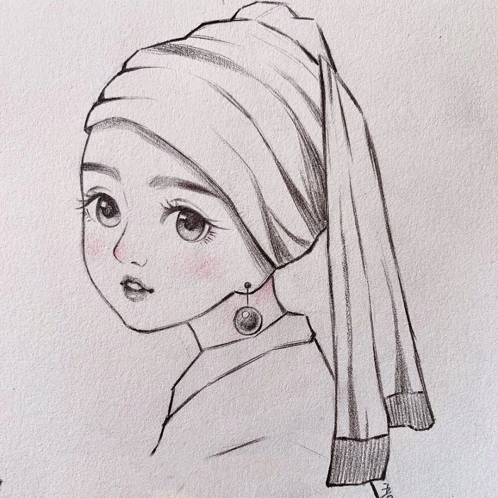 戴珍珠耳环的少女(抽象派分类)