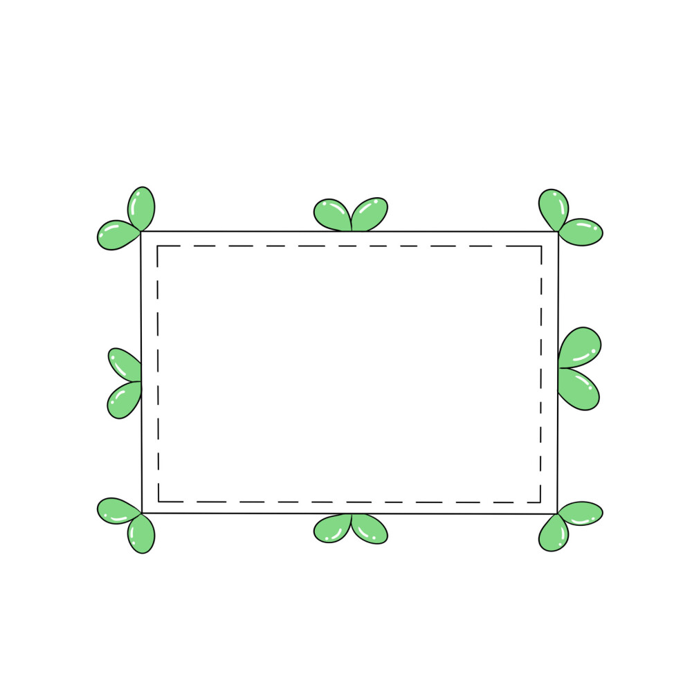 边框素材 卡通 手绘 抠图