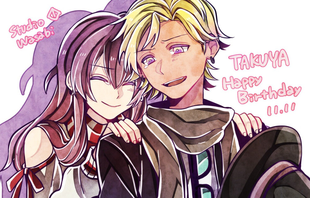 恶狼游戏拓也由美佳生贺图